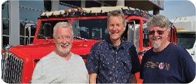 Ray Djuff, Bill Lundgren, and Scott Tanner